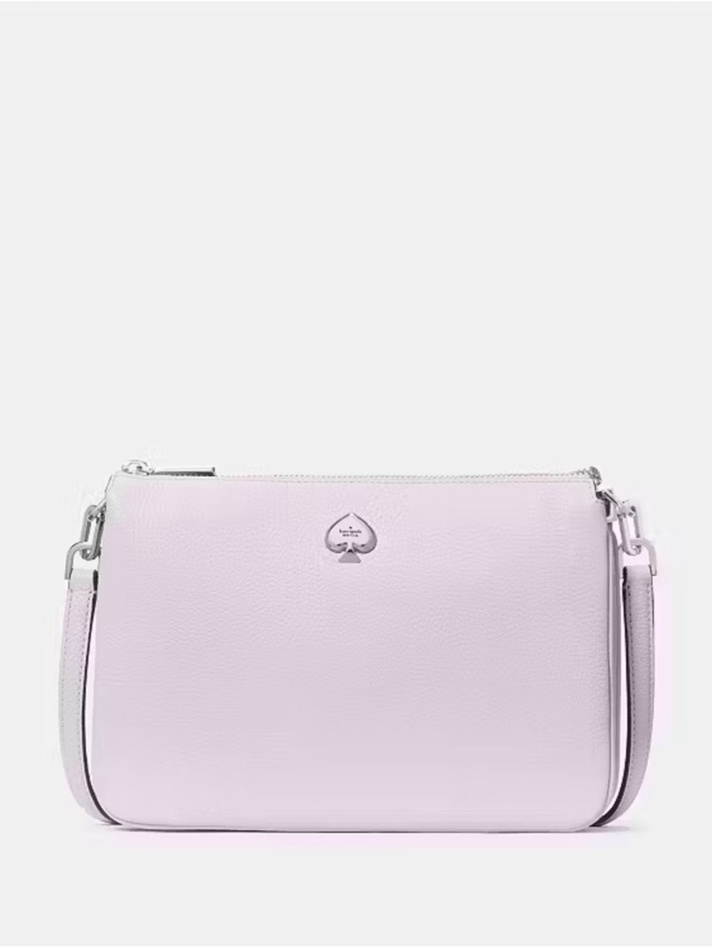 Kate Spade Kayla Small Triple Compartment Crossbody Bag Light Frozen Lilac